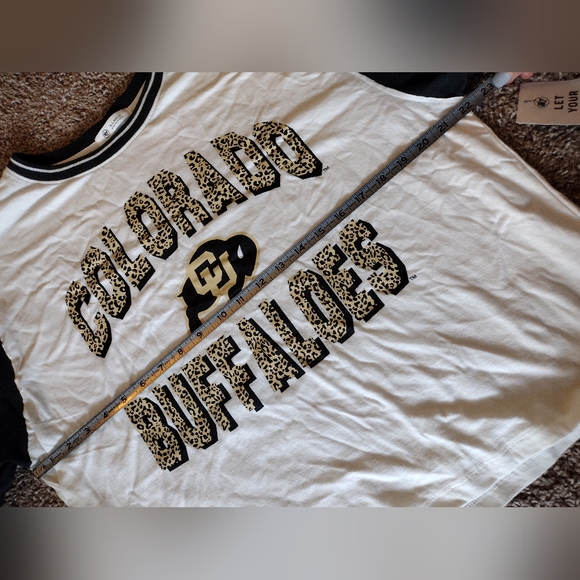 47 Brand Women's Colorado Buffaloes Sandstone T-shirt NWT - Picture 8 of 9
